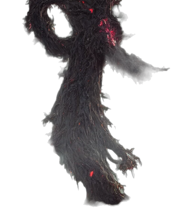 creature, hair, animal, staff transparent PNG cut-out