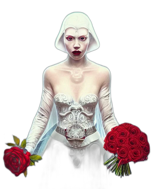 dress, jewelry, crown, mask, concept art, fantasy art, comic book art, pixel art transparent PNG cut-out
