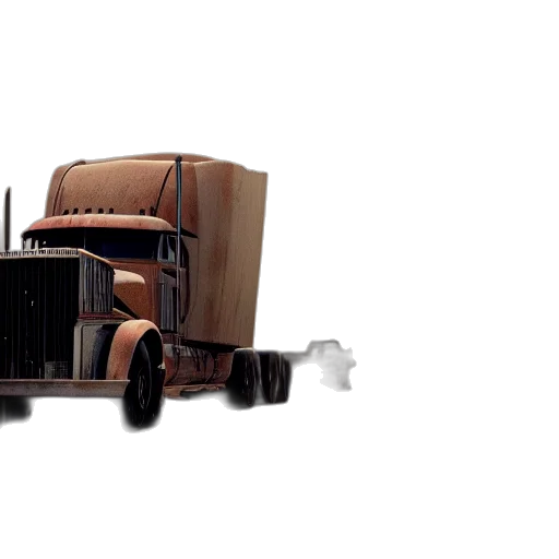 furniture, car, robot, photorealistic, concept art, 3d render, argosy, tractor transparent PNG cut-out
