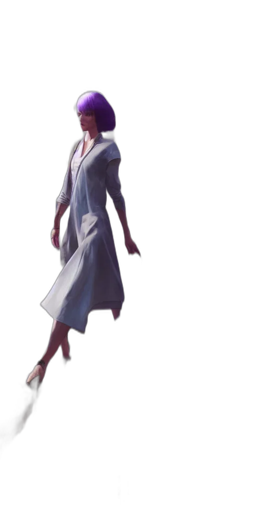 dress, staff, creature, concept art transparent PNG cut-out