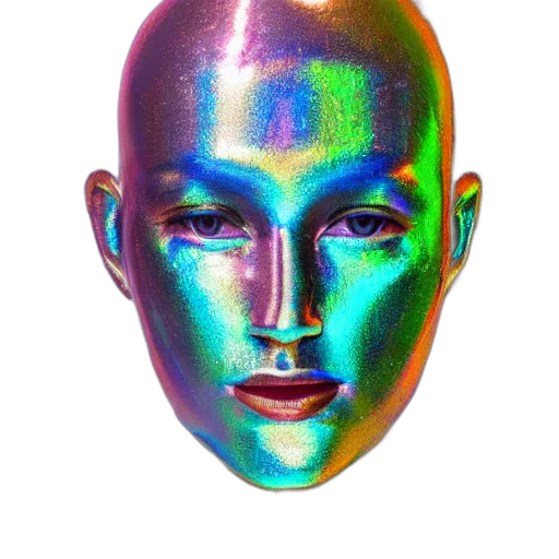 mask, face, robot, crown transparent PNG cut-out