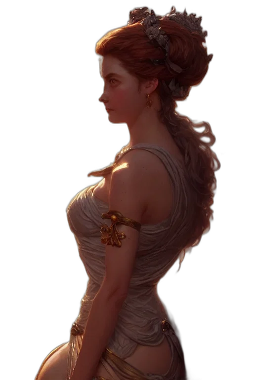 dress, crown, jewelry, face transparent PNG cut-out