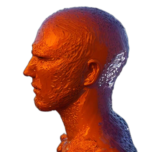mask, face, hair, robot transparent PNG cut-out
