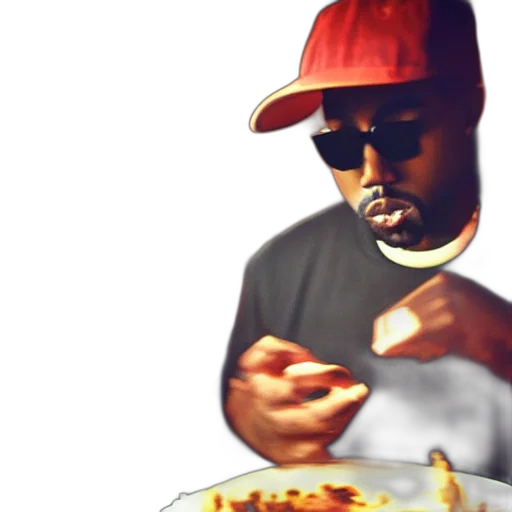 food, blurry, gopro, footage, kanye, west, eating, taco transparent PNG cut-out