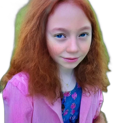 hair, face, jacket, creature transparent PNG cut-out