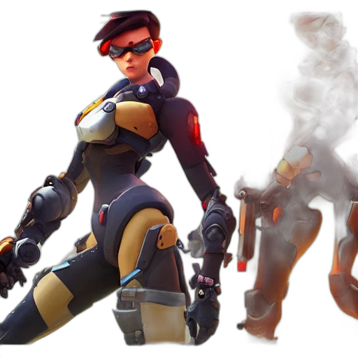 concept art, 3d render, cyberpunk, fantasy art transparent PNG cut-out