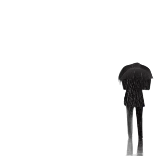dress, jacket, staff, umbrella, concept art, 3d render, pixel art, fog transparent PNG cut-out