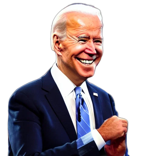 creature, mask, face, jacket, photorealistic, joe, biden, cute transparent PNG cut-out