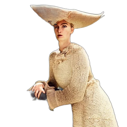hat, staff, dress, crown transparent PNG cut-out