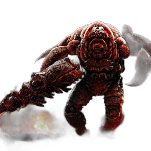 creature, robot, weapon, animal, concept art, 3d render, fantasy art, evil transparent PNG cut-out