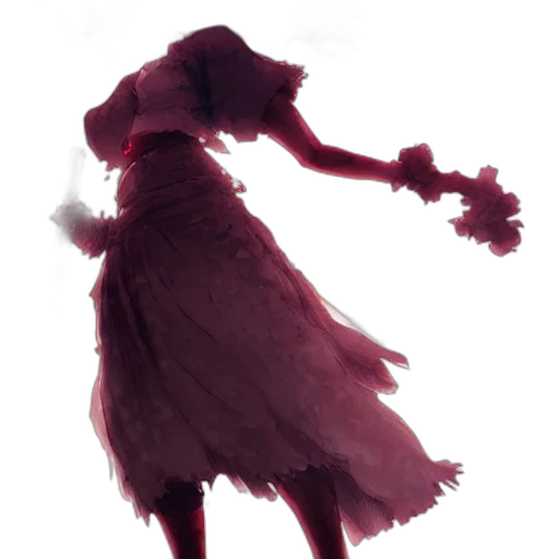 dress, staff, creature, weapon, concept art, watercolor, fantasy art, pixel art transparent PNG cut-out