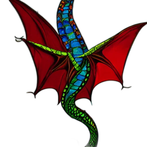 dragon, staff, creature, animal, fantasy art, concept art, pixel art, 3d render transparent PNG cut-out