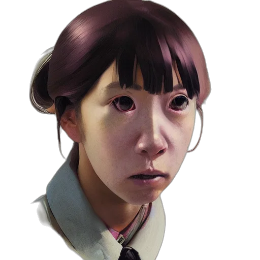 face, staff, creature, robot transparent PNG cut-out