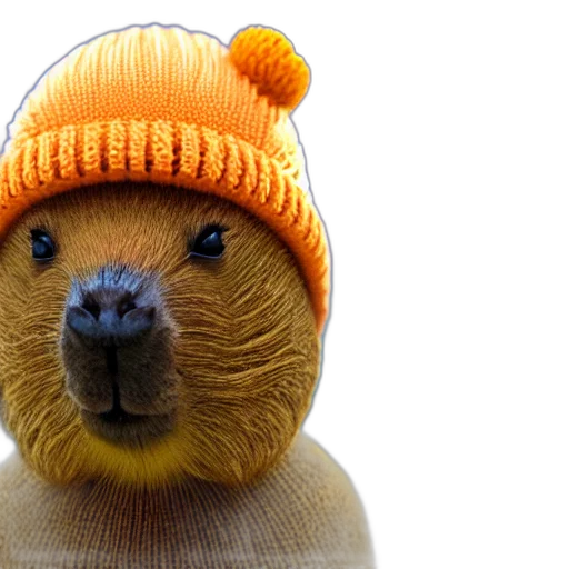 hat, animal, photorealistic, photograph transparent PNG cut-out