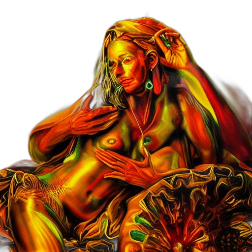 jewelry, photorealistic, fantasy art, oil painting transparent PNG cut-out