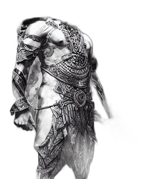 dragon, sword, creature, dress transparent PNG cut-out