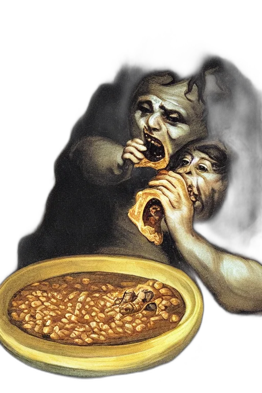 food, mask, face, concept art transparent PNG cut-out