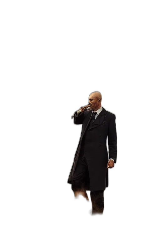 jacket, staff, umbrella, animal transparent PNG cut-out