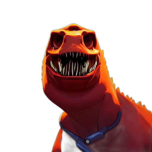 animal, creature, dragon, face transparent PNG cut-out