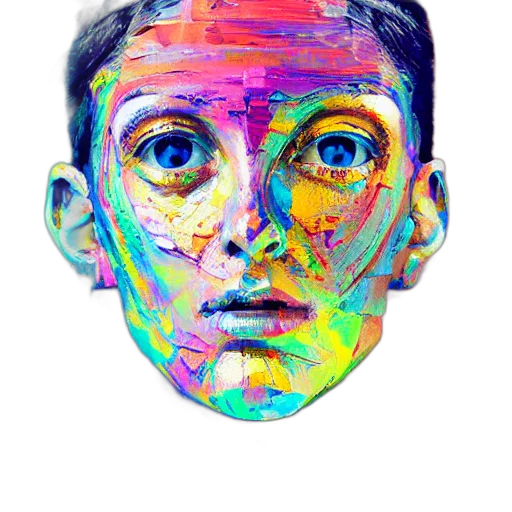 mask, face, robot, creature transparent PNG cut-out