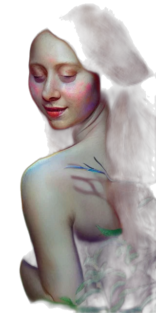 mask, creature, face, dragon, photorealistic, fantasy art, vaporwave, concept art transparent PNG cut-out