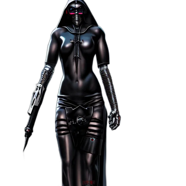 robot, mask, concept art, cyberpunk transparent PNG cut-out