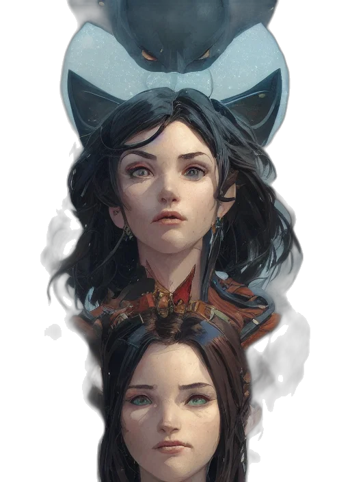 mask, face, crown, dragon transparent PNG cut-out
