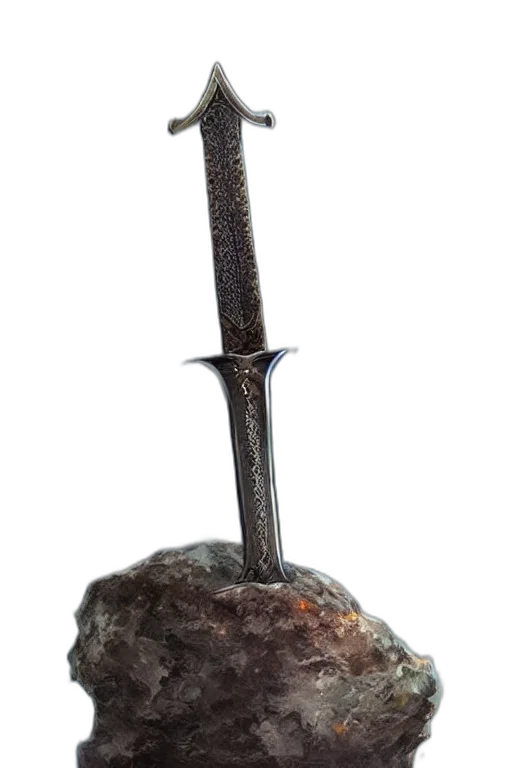 sword, staff, weapon, crown, 3d render, photorealistic, concept art, fantasy art transparent PNG cut-out