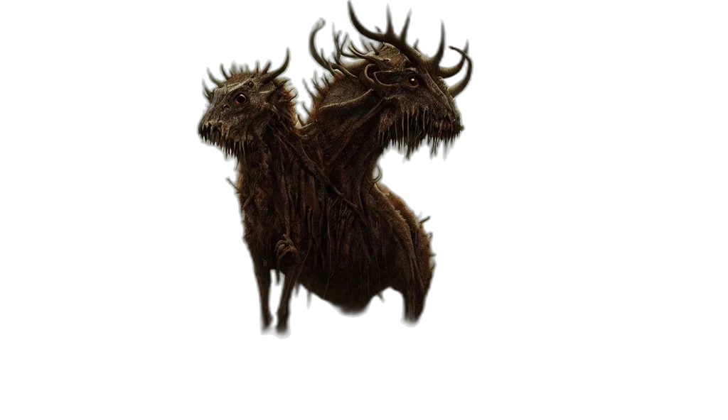 creature, animal, hair, mask, concept art, fantasy art, 3d render, photorealistic transparent PNG cut-out
