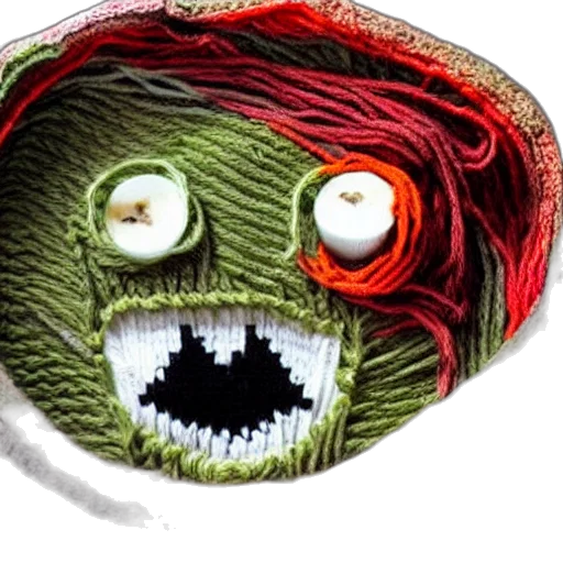 hat, mask, creature, hair, 3d render, photorealistic, bowl, soup transparent PNG cut-out