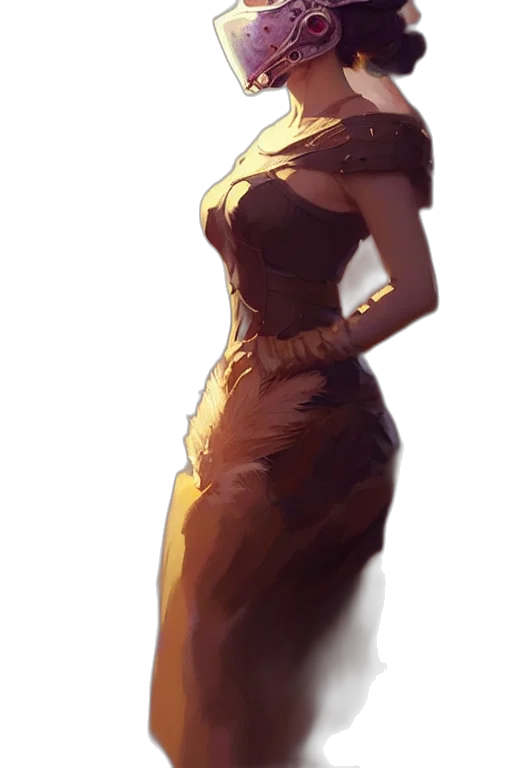 dress, crown, staff, hat transparent PNG cut-out