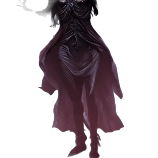 staff, dress, mask, creature, concept art, fantasy art, pixel art, comic book art transparent PNG cut-out