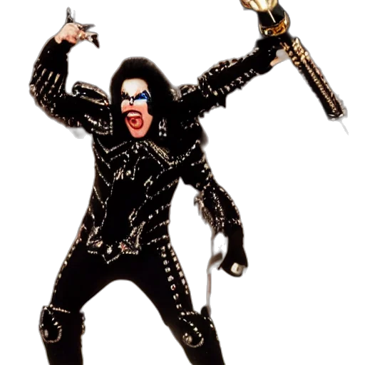 weapon, staff, robot, animal, concept art, gene, simmons, sticking transparent PNG cut-out
