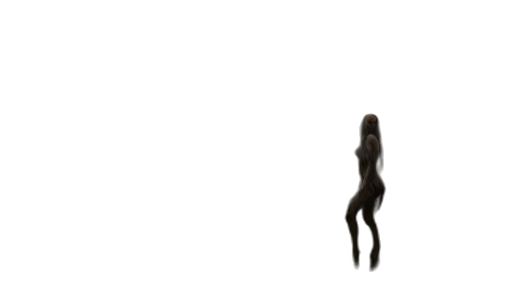 hair, creature, animal, dress, concept art, 3d render, pixel art, photorealistic transparent PNG cut-out