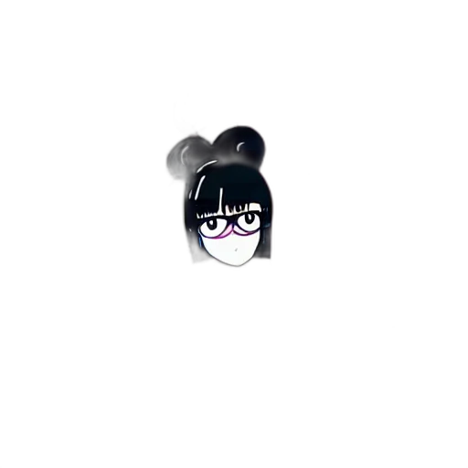 hair, hat, face, staff transparent PNG cut-out