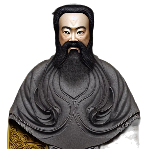 face, mask, staff, crown, photorealistic, fantasy art, concept art, oil painting transparent PNG cut-out