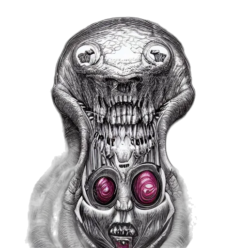 creature, face, mask, robot transparent PNG cut-out