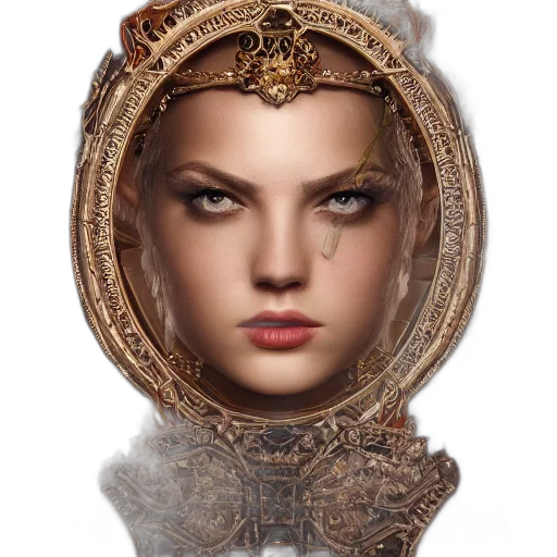 face, jewelry, crown, mask transparent PNG cut-out