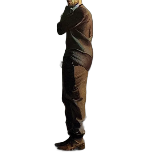 staff, jacket, mask, face transparent PNG cut-out