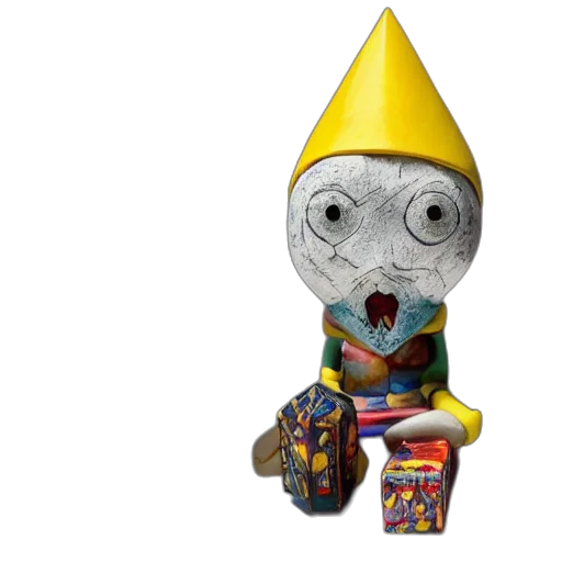 robot, staff, 3d render, concept art transparent PNG cut-out
