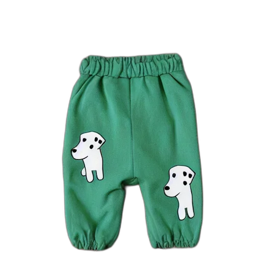 green, dog, pants transparent PNG cut-out