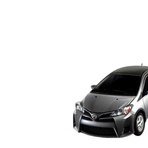 car, 3d render, photorealistic, concept art, space, grey, 2008, toyota transparent PNG cut-out