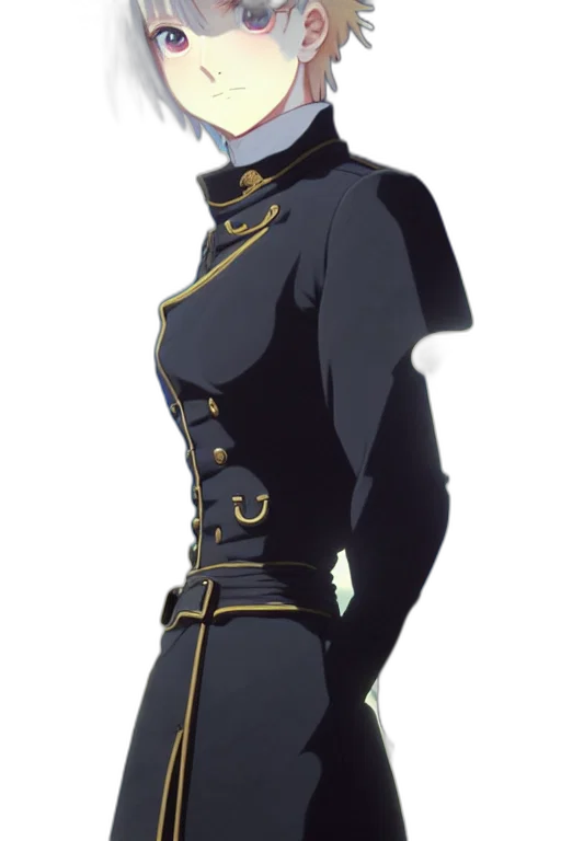dress, jacket, staff, crown transparent PNG cut-out