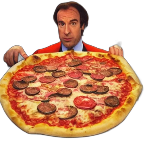 food, animal, weapon, jacket, saul, goodman, pizza transparent PNG cut-out