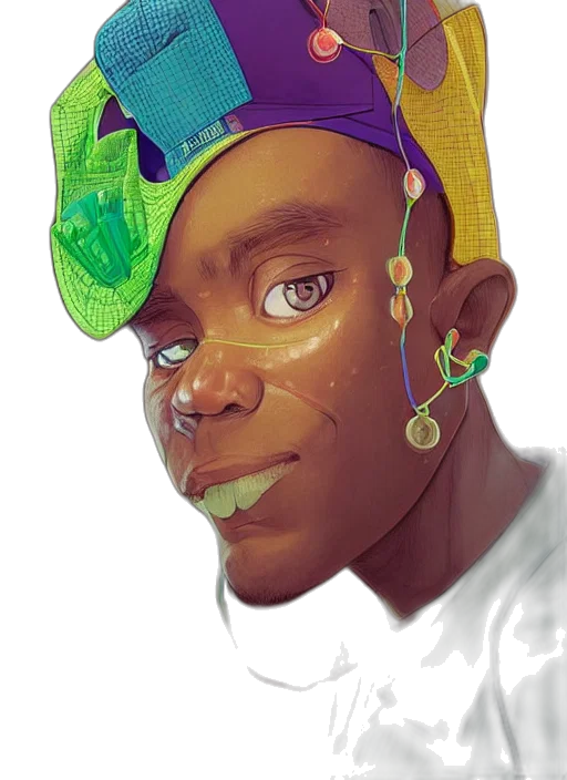 face, crown, hat, jewelry, watercolor, photorealistic, concept art, fantasy art transparent PNG cut-out