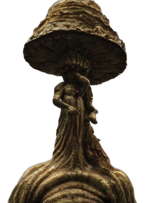 hat, crown, staff, umbrella transparent PNG cut-out