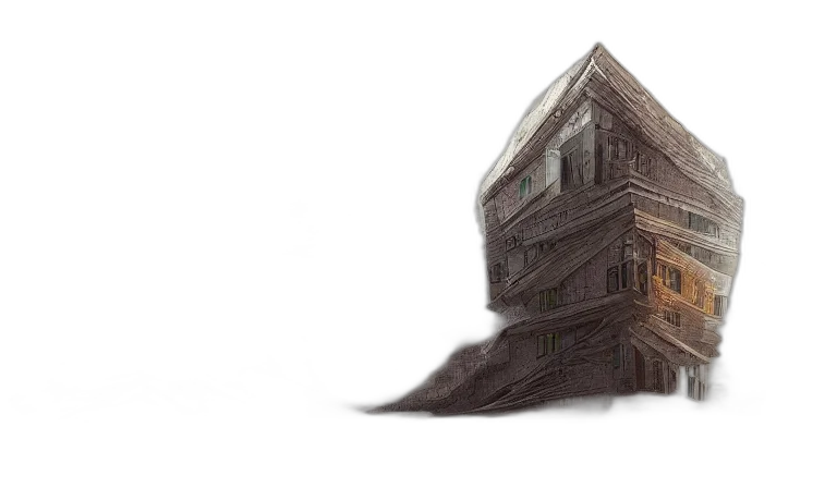 building, weapon, hat, face transparent PNG cut-out