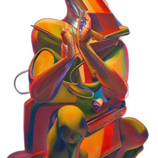 robot, mask, face, jacket transparent PNG cut-out