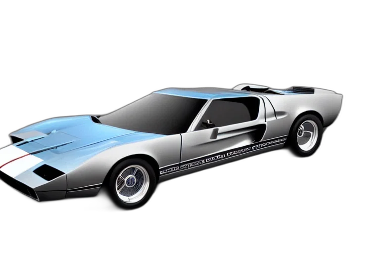 car, 3d render, concept art, photorealistic, pixel art, designed, john, delorean transparent PNG cut-out