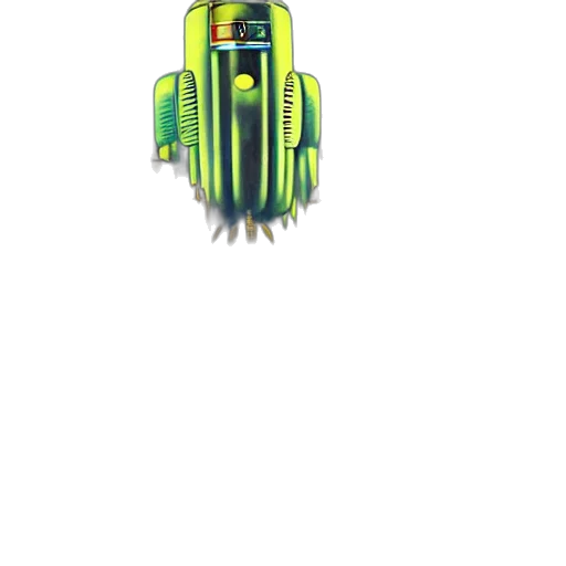 weapon, staff, robot, hair transparent PNG cut-out